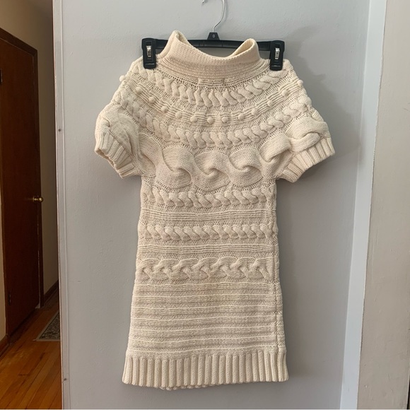 Kenzie White Sweater Dress - Picture 6 of 6